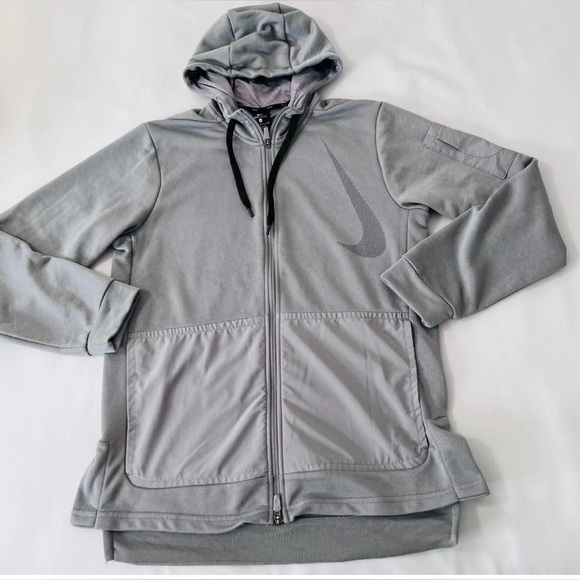 Nike‎ Dri-FIT Men's Gray Full Zip Training Hoodie (AA4656-036) Size Small - Picture 1 of 14